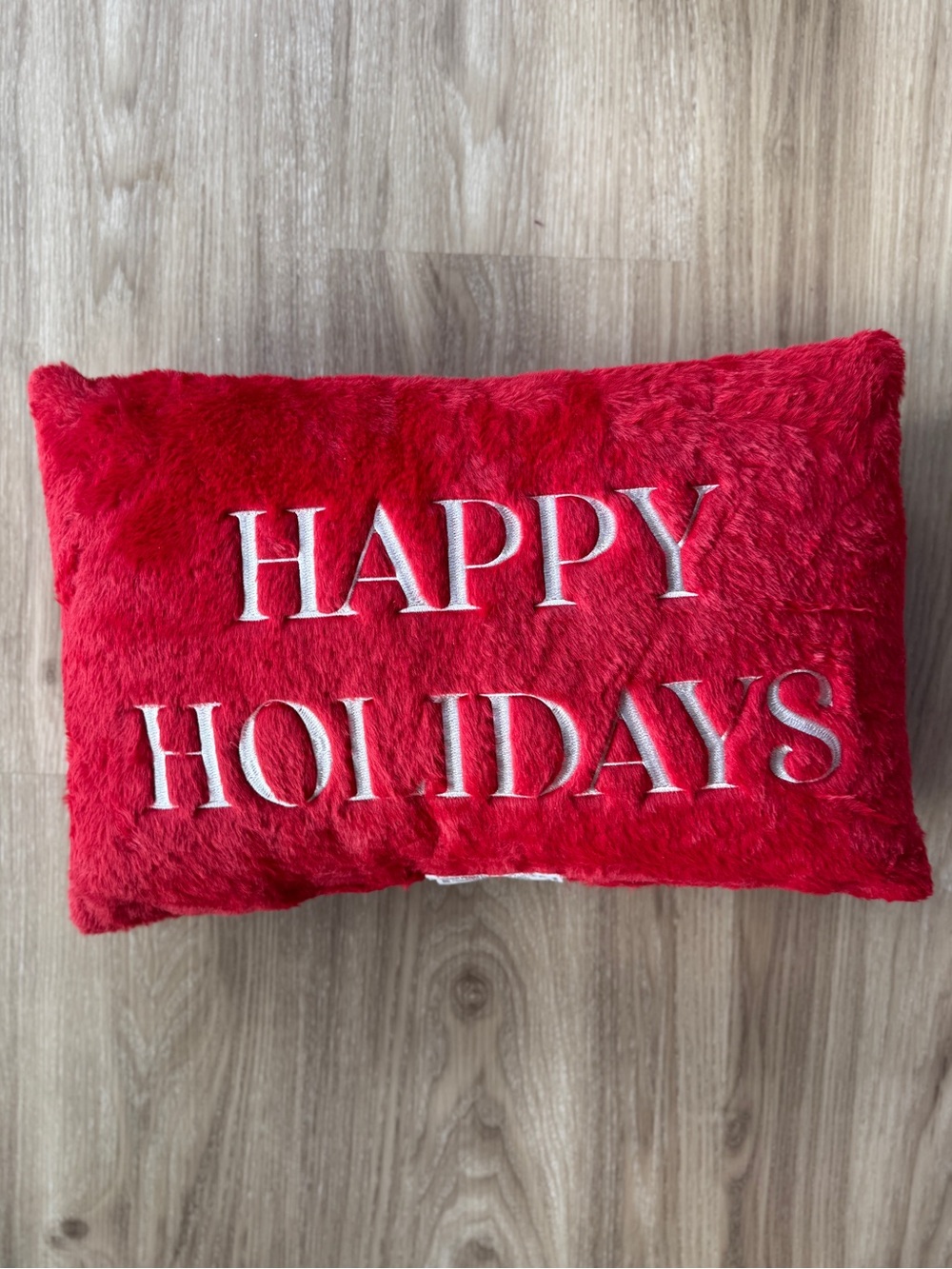 Target Plush "Happy Holidays" Pillow